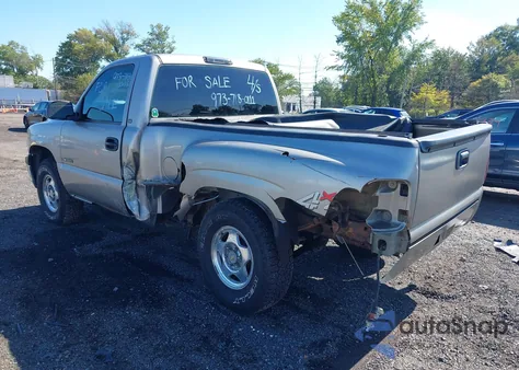 2001 Chevrolet Silverado z USA, uszkodzony, nr VIN 1GCEK14WX1Z145144